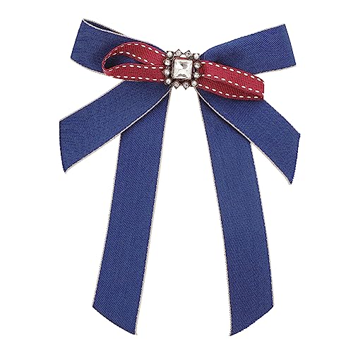 SOIMISS Fliege Fliege Für Damen Vorgebundene Schleife Dekoratives Band Brosche Strass Einheitliche Halskrawatte Für Mädchen Party Hochzeit Abendessen Elegant Muttertag Geburtstag von SOIMISS