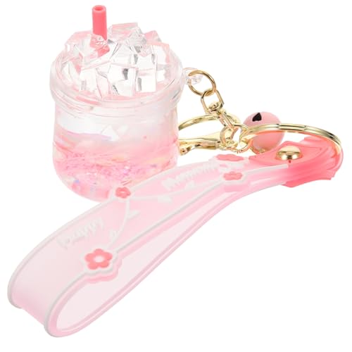 SOIMISS Creative Milchtee Tasse Schlüsselanhänger Simulierte Anhänger Für Taschen Schlüsselringe Und Dekoration Für Frauen Und Besondere Anlässe Kopfhöreretui von SOIMISS