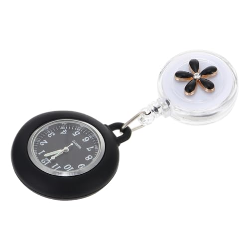 SOIMISS Krankenschwester Taschenuhr Tragbare Hängeuhr mit Clip für Damen Multifunktionale Wasserabweisende Quarz Uhr für Pflegekräfte von SOIMISS