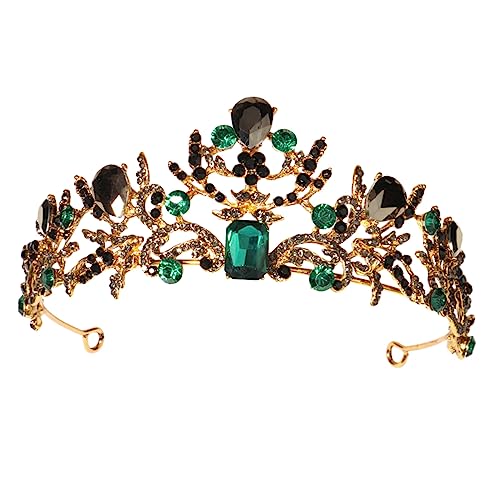 SOIMISS Kristallkrone Braut Tiara mit Alloy Design Funkelnde Wasserdiamanten Haarschmuck für Hochzeit Party Brautjungfer und Festliche Anlässe für Damen von SOIMISS