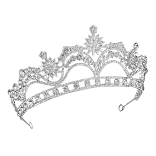 SOIMISS Krone Haarschmuck Stirnbänder Für Die Braut Hochzeit Stirnband Königin-kronen-diademe Tiaras Und Kronen Für Die Hochzeit Hochzeits-tiara Brautkronen Silver Zinklegierung SOIMISS Krone Haarschmuck Stirnbänder Für Die Braut Hochzeit Stirnband Königin-kronen-diademe Tiaras Und Kronen Für Die Hochzeit Hochzeits-tiara Brautkronen Silver Zinklegierung von SOIMISS