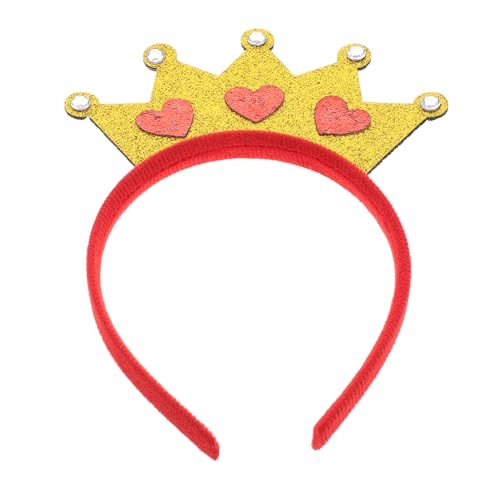 SOIMISS Kronen-Liebes-Stirnband Hochzeit Haarband Haarschmuck für die Hochzeit Geschenkarmbänder Leichtes Haarband Festliche Haaraccessoires Tiara-Kopfschmuck Hochzeitsstirnbänder Plastik von SOIMISS