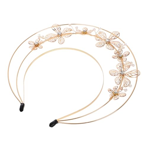 SOIMISS Kronen-stirnband Mit Imitationsperlen Legierung Dekoratives Stirnband Für Frauen Lolita-kopfschmuck Geeignet Für Partys Und Cosplay-anlässe von SOIMISS