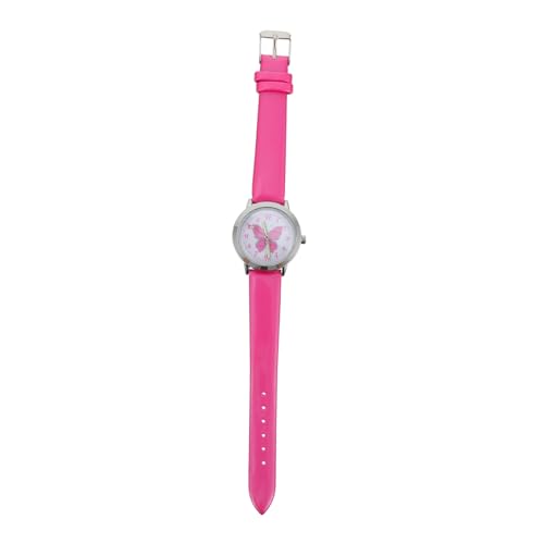 SOIMISS Luminous Kinderuhr Mädchen Schmetterling Armbanduhr Bunte Analog Quarzuhr mit Leuchtenden Zahlen Einfache Bedienung Leichtes Design für Outdoor und Alltag Geschenkidee von SOIMISS
