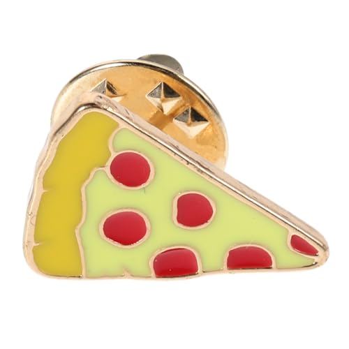 SOIMISS Lustige Pizza Anstecknadel Retro Cartoon Brosche Emaille Pin Kleines Leichtes Lebensmittel accessoire Dekorative Anstecknadel für Kleidung für Pizza Fans und Partys von SOIMISS