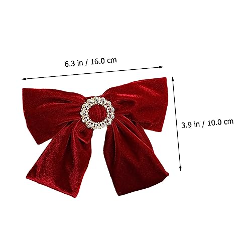 SOIMISS Luxuriöse Samt Haarspange Große Schleife Modisches Haarschmuck Accessoire für Damen Mädchen Besondere Anlässe Alltag Party Braut Frisur von SOIMISS