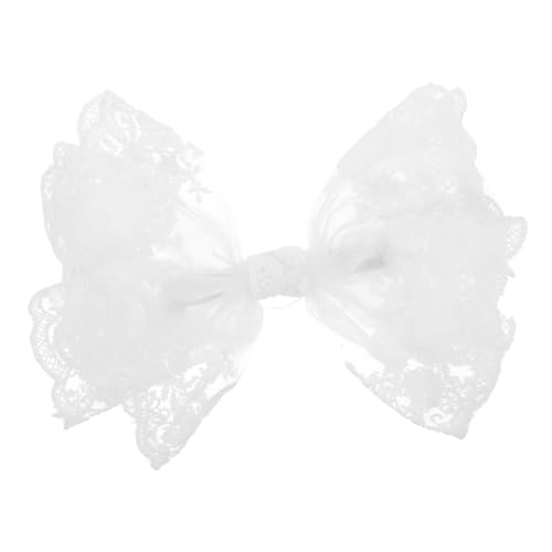 SOIMISS Mädchen Fairy Haarklammer Weiß Spitzen Haarspange Frühling Haarklammer Leicht Komfortabel Party Haarschmuck von SOIMISS