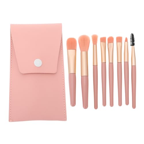 SOIMISS Make Up Pinselset Teiliges Mini Kosmetikpinsel mit Weichen Synthetischen Haaren und Aufbewahrungstasche Leicht Langlebig für Lidschatten und Gesicht Professionelles Beauty Tool von SOIMISS