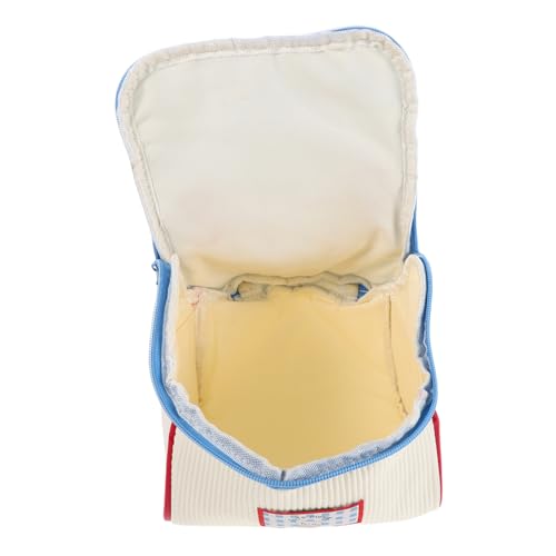 SOIMISS Make Up Tasche mit Metallreißverschluss Große Kapazität Tragbarer Kosmetikorganizer für Frauen und Jugendliche wasserdichte Dicke Innenfutter Handliches Niedliches Hausförmiges von SOIMISS