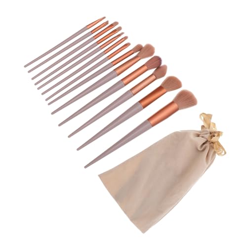 SOIMISS Make up Pinselset Professionell Kosmetikpinsel mit Tragbarer Aufbewahrungstasche Weiche Dichte Pinselhaare Leicht und Robust für Puder Lidschatten und Highlight für Frauen von SOIMISS