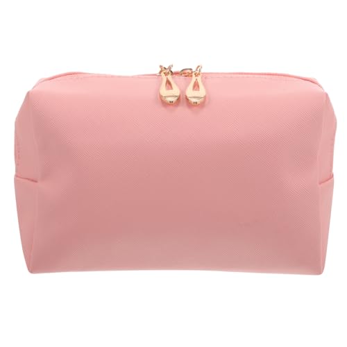 SOIMISS Reise Kosmetiktasche Multifunktionale Make-up Aufbewahrungstasche Für Damen Praktische Toiletten-Tasche Mit Reißverschluss Für Reisen Und Alltag Wasserfester Begleiter Rosé von SOIMISS