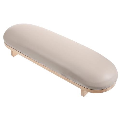 SOIMISS Maniküre Handauflage Kissen Holz Leder Handgelenkstütze Nagel Armauflage für und Zuhause Ergonomisch Rutschfest Komfortabel Langlebig von SOIMISS