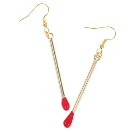 SOIMISS Matchstick Ohrringe für Frauen Trendige Hängende Ohrringe im Feuerzeug Design für Partys und Alltagsmode Perfektes für Freundinnen und Familie von SOIMISS