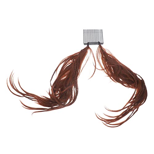 SOIMISS Messy Bun Haarknoten Haarteil mit Steckkamm Synthetische Ponytail Extension in Rotbraun Einfach Einzusetzen Modisches Dutt Haarteil für Damen Eleganter Look und Voluminöse von SOIMISS