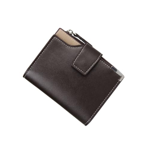 SOIMISS Multifunktionale Herren Geldbörse Hochwertigem Trifold Brieftasche mit Großer Kapazität für Münzen Geldscheine und Karten für Alltag Schule und Arbeit von SOIMISS