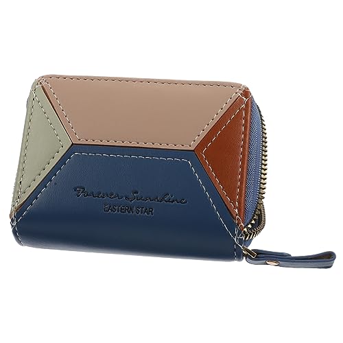 SOIMISS 1stück Stylischer Kartenhalter Für Damen Pu Multi-kartenetui Für Kreditkarten Id Und Führerschein Blau Praktische Und Kompakte Geldbörse Für Alltag von SOIMISS