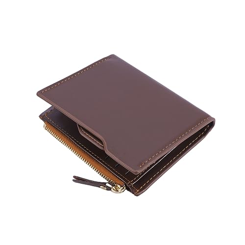 SOIMISS Multifunktionales Geldbörsen Und Kartenetui Mit Reißverschluss Für Kreditkarten Und Reisepass Braun Für Für Und Dokumentenorganisation von SOIMISS