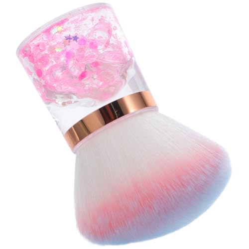 SOIMISS Nagelstaubpinsel: Acrylreiniger-tauchpuderpinsel – Make-up-rouge-nagelreinigungswerkzeug in Blumenform – Maniküre-staubwedel Für Damen von SOIMISS