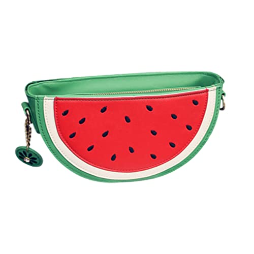 SOIMISS Obstkreuzkörperbeutel Mode PU Leder Handtasche Frauen Rote Wassermelonenanpassungsbeutel Geldbörse von SOIMISS