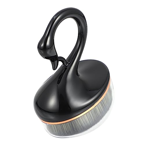 SOIMISS Ovaler Foundation-pinsel Aus Kunstfaser Flache Oberseite Für Make-up Und Puder Perfektes Finish Für Haut Schwanenform-griff Für Kontrolle von SOIMISS