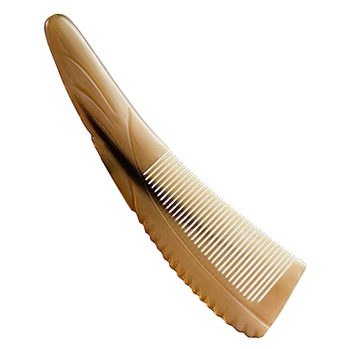 SOIMISS Ox Horn Kamm für Männer Entwirrungskamm und Kopfhautmassagegerät aus Hochwertigem Rinderhorn Ergonomisches Design für Zuhause SOIMISS Ox Horn Kamm für Männer Entwirrungskamm und Kopfhautmassagegerät aus Hochwertigem Rinderhorn Ergonomisches Design für Zuhause von SOIMISS