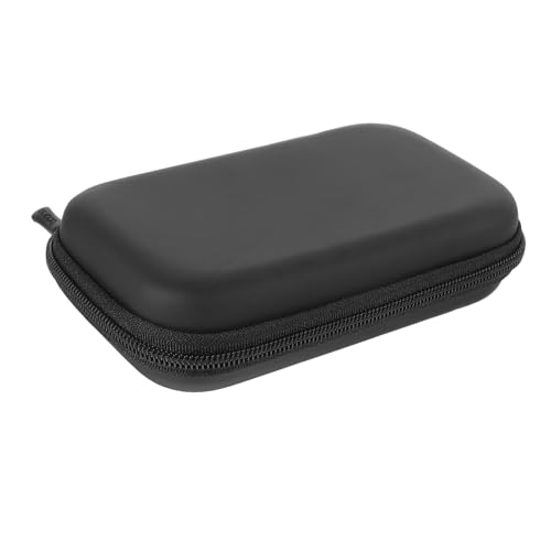 SOIMISS PU Leder Mikrofon Aufbewahrungsbox mit Reißverschluss Leicht Kompakt Stoßfest Kabellose Mikrofon Transporttasche für Reisen Elektronischer Organizer Praktische Reisetasche für von SOIMISS