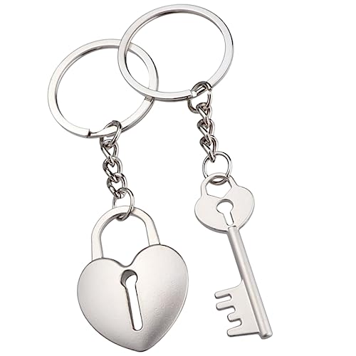 SOIMISS Paar Schlüsselanhänger Schlüsselanhänger Metall Liebe Herz Schlüsselanhänger Freund Und Freundin von SOIMISS