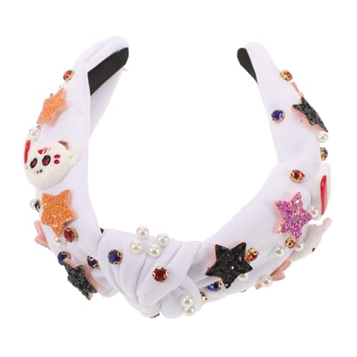 SOIMISS Perlen-knoten-stirnband Mit Strasssteinen Halloween-party-kostüm-accessoire Aus Stoff Gefertigt Für Partys Und Bühnenauftritte Geeignet von SOIMISS