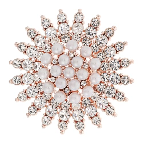 SOIMISS Perlenbrosche Damen Anstecknadel für Schals Pullover Vielseitiger Schalclip für Herbst Winter Modisches Accessoire für Stilvolle Outfits von SOIMISS