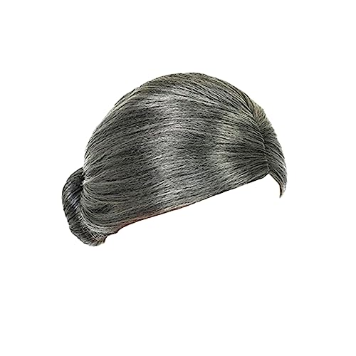 SOIMISS Perücken für alte Damen Graue Perücken für Frauen weihnachtsmann verkleiden sich Frau. Weihnachtsmann Perücke Oma Perücke Oma-Kostüm gealterte Frauenperücke alte damenperücke von SOIMISS