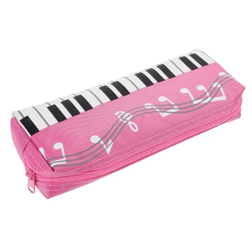 SOIMISS Piano Tastatur Federmäppchen für Mädchen Tragbarer Stiftbeutel mit Großem Fassungsvermögen Stilvolles Design für Schule und Büro aus Strapazierfähigem Canvas von SOIMISS