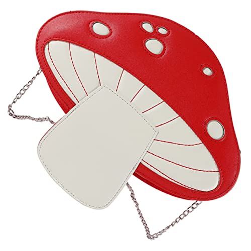 SOIMISS Pilzform Umhängetasche Damen Handtaschen Schultasche Pu Leder Verstellbare Schultertasche von SOIMISS