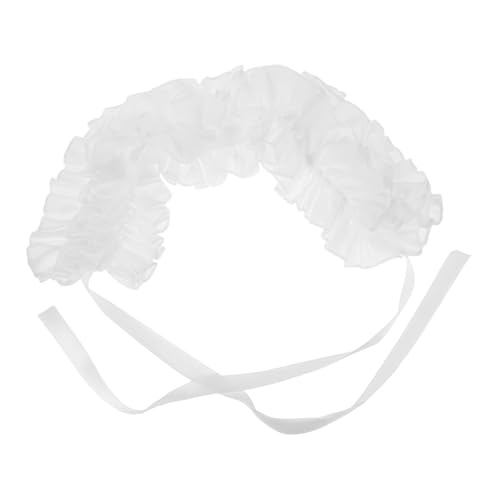 SOIMISS Fashionable Frauen Chiffon Fake Kragen Abnehmbarer Rüschenkragen Für Kostümpartys Und Anlässe Dekorativer Halsaufsatz Für Vielseitige Outfits von SOIMISS
