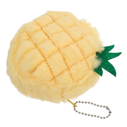 SOIMISS Vielseitige Kinder-geldbörse Für Mädchen – Süße Ananas-Tasche Mit Kette Im Cartoon-Stil Plüschstoff Für Den Täglichen Gebrauch von SOIMISS