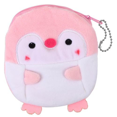 SOIMISS Cute Penguin Plush Coin Purse Für Erwachsene Und Junge Mädchen Tragbares Kleines Geldbörsen-Design Mit Ausreichend Stauraum Für Münzen Schlüssel Und Lippenstift Für von SOIMISS
