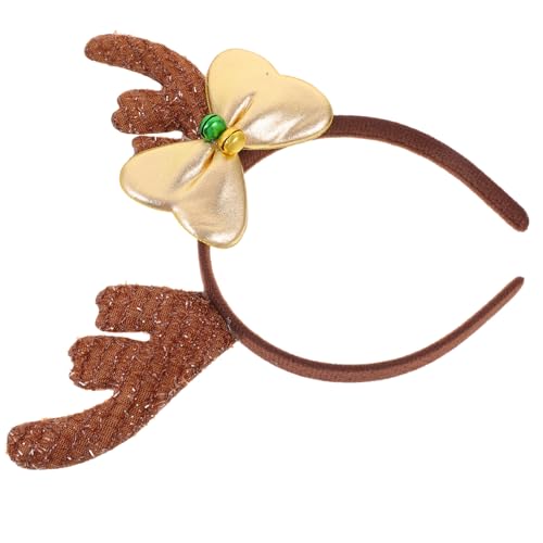SOIMISS Weihnachts Geweih Haarreif Mit Glocken Festlicher Kopfschmuck Für Cosplay Und Partys Leicht Und Bequem Accessoire Für Fotos Und Feierlichkeiten von SOIMISS