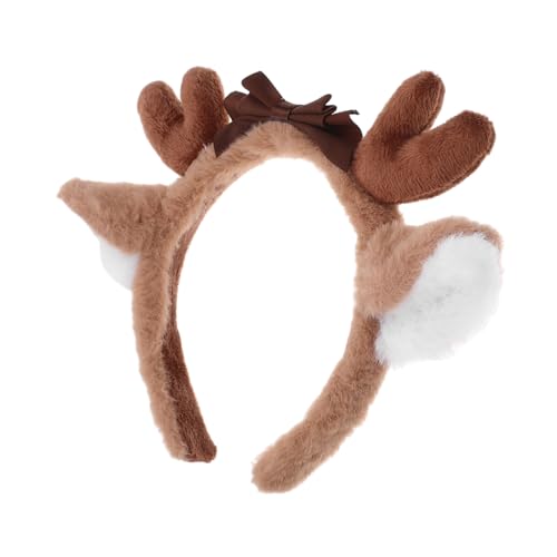 SOIMISS Plüsch-haarband Mit Reh-ohren Niedliches Tragbares Kopf-dekor Für Kostümpartys Karneval Cosplay Und Festliche Anlässe Komfortables Haarschmuck Für Mädchen Und Frauen von SOIMISS