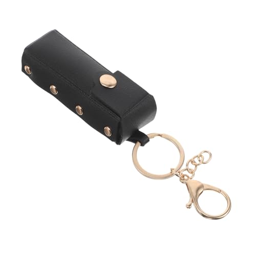 SOIMISS Portabler Lippenstifthalter Schlüsselanhänger Vintage PU Leder Lippenstift Tasche für Handtasche Reise Kosmetik Organizer Vielseitig Passend für Lippenstift und Lippenbalsam SOIMISS Portabler Lippenstifthalter Schlüsselanhänger Vintage PU Leder Lippenstift Tasche für Handtasche Reise Kosmetik Organizer Vielseitig Passend für Lippenstift und Lippenbalsam von SOIMISS