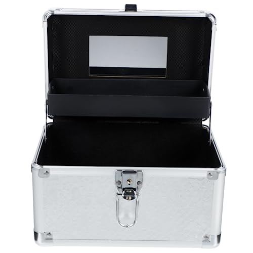 SOIMISS Professioneller Schminkkoffer Großvolumig Kosmetikkoffer Tragbar Multifunktional Make up Organizer Aufbewahrungsbox für Visagisten und Reisegebrauch von SOIMISS