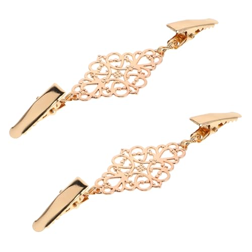 SOIMISS Pullover-clips Im Retro-stil 2 Stück Metall-schal-clips Vintage Dekorativer Damen-strickjacken-umhang-straffer Metall-schal-verschluss von SOIMISS