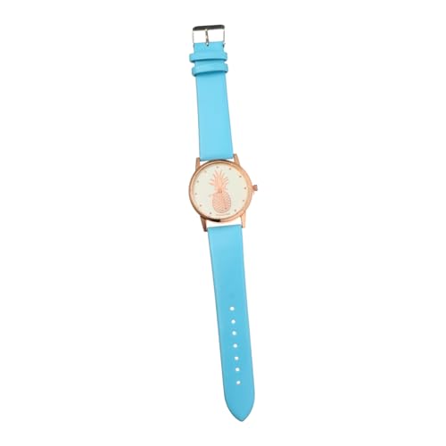 SOIMISS Quartz Uhr Mit Lederarmband Lässiges Damen-Design Mit Hübschem Ananas-Muster Zufällige Farbe Armbanduhr Für Täglichen Gebrauch von SOIMISS