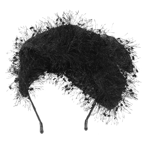 SOIMISS Vintage Hut Mit Quaste Und Schleife Für Eleganter Haarschmuck Mit Schleier Für Teepartys Hochzeiten Und Besondere Anlässe Schwarz von SOIMISS