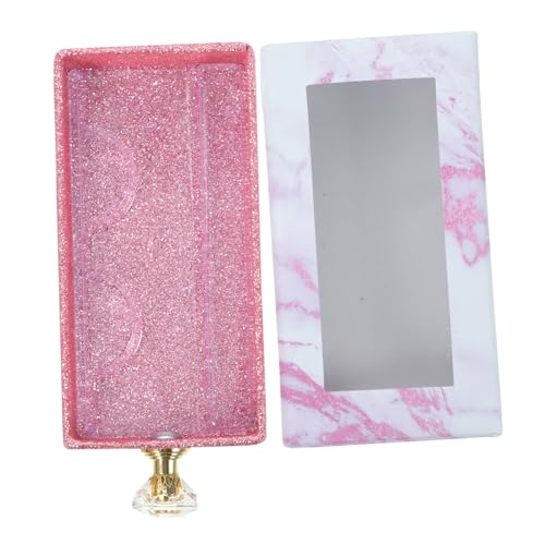 SOIMISS Rechteckige Wimpernbox Für Künstliche Wimpern Aufbewahrungsbehälter Mit Transparentem Fenster Und Griff Aus Papier Und Kunststoff Tragbar Und Kompakt Schützt Vor Kratzern SOIMISS Rechteckige Wimpernbox Für Künstliche Wimpern Aufbewahrungsbehälter Mit Transparentem Fenster Und Griff Aus Papier Und Kunststoff Tragbar Und Kompakt Schützt Vor Kratzern von SOIMISS