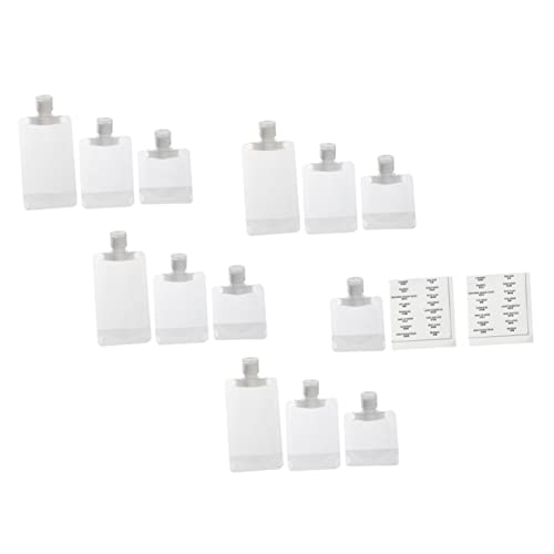 SOIMISS Reise Kosmetik 14 Stück Auslaufsichere Lotionspenderbeutel Tragbare Shampoobeutel Multifunktionale Kosmetiktaschen für Damen für Reisen Urlaub Camping von SOIMISS