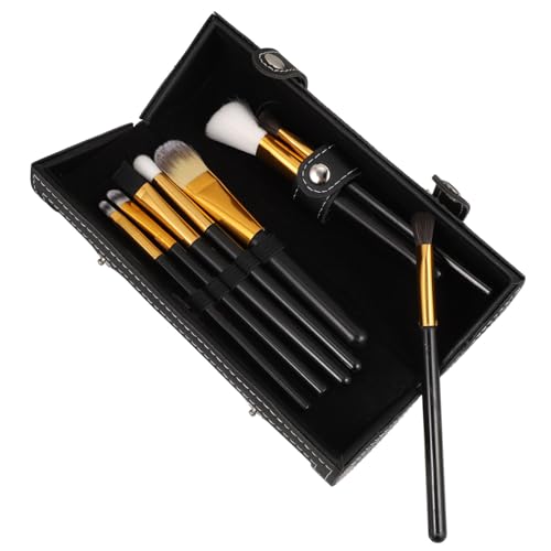SOIMISS Reise Make Up Aufbewahrungstasche Schwarzes PU Leder Kosmetik Organizer für Stifte für Unterwegs Schützt vor Beschädigungen und Sorgt für Ordnung SOIMISS Reise Make Up Aufbewahrungstasche Schwarzes PU Leder Kosmetik Organizer für Stifte für Unterwegs Schützt vor Beschädigungen und Sorgt für Ordnung von SOIMISS