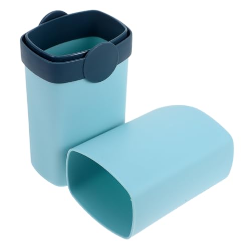 SOIMISS Reise Zahnbürsten Organizer Tragbare Zahnbürstenbox aus Robustem mit Belüftung für Mundwasser und Zahnpasta für Unterwegs und Reisen von SOIMISS