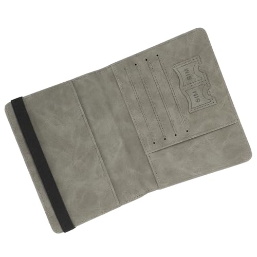 SOIMISS Reisepasshülle Aus Pu RFID-Schutz Wasserdichtes Design Multifunktionale Kartenetui Für Impfpass Und Reisedokumente Für Sicheres Reisen von SOIMISS