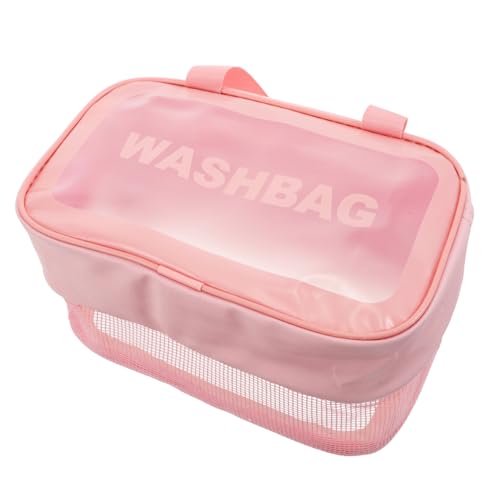 SOIMISS Schminktasche Für Damen Doppellagig Tragbar Mit Großem Fassungsvermögen Reise-kulturtasche Für Organisation Von Kosmetika Und Toilettenartikeln von SOIMISS