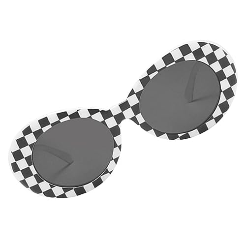 SOIMISS Retro Ovale Sonnenbrille für Damen und Herren Stylische Sommer-accessoires mit Uv-schutz Leichter Rahmen Modisch für Party Festival Urlaub und Alltag Geeignet von SOIMISS