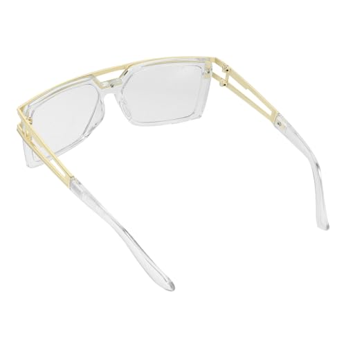 SOIMISS Retro Sonnenbrille Metallrahmen Hip-hop Stil Leicht Komfortabel Party Sonnenbrille Vintage Design für Damen Herren Outdoor Festival von SOIMISS